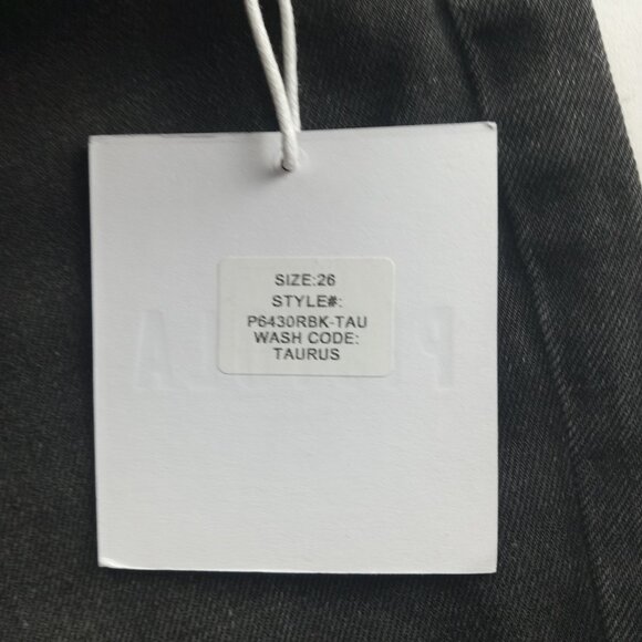 Pistola Women's Keaton High Rise Slim Straight Jeans Size 26 Taurus Black Wash - Picture 8 of 8